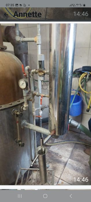 Cazan de țuică cu dublă distilare de 150L producție germană