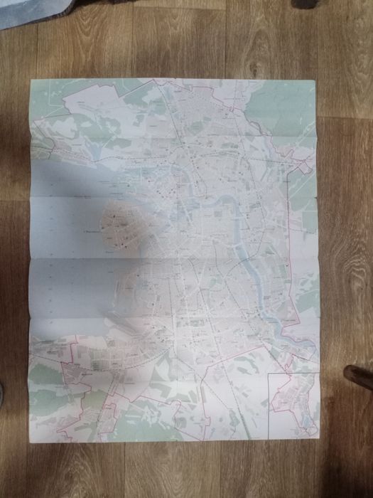 Продам туристическую схему Ленинграда