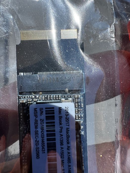 Apple Macbook air SSD 512gb 2013-2017