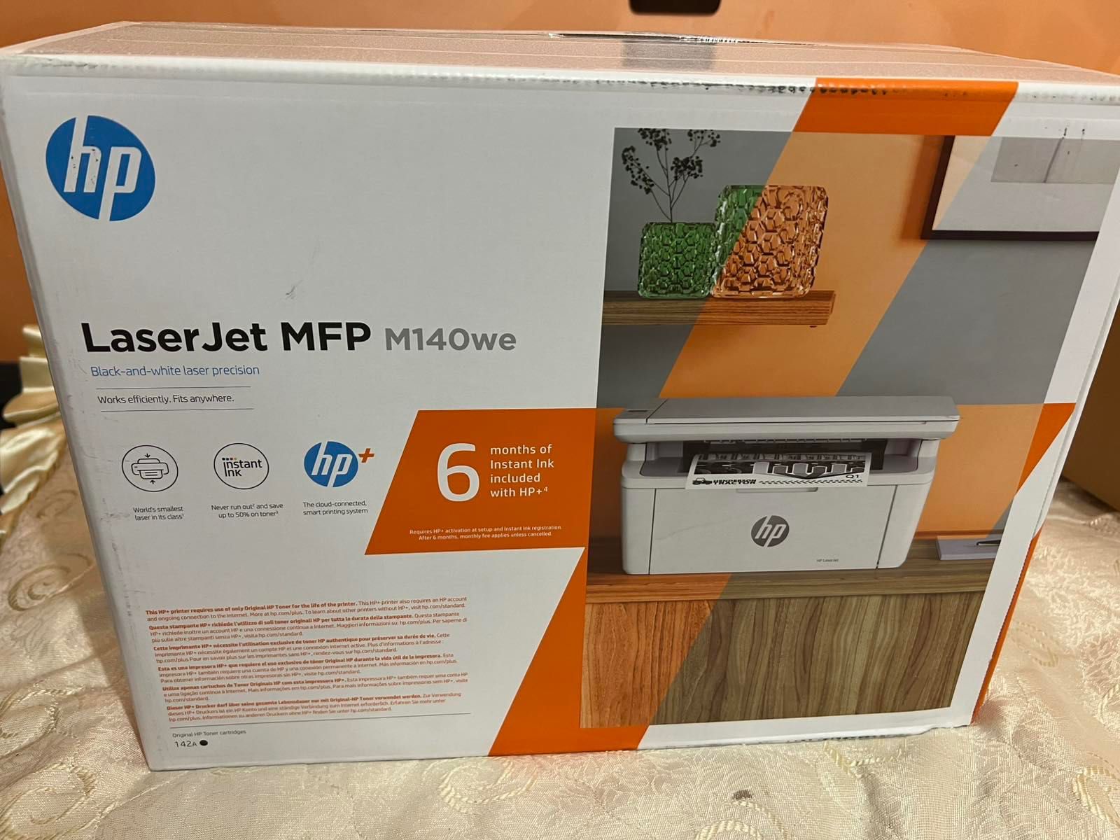 Мултифункционалнo устройствo HP LaserJet M140we, Лазерен, A4, Wi-Fi