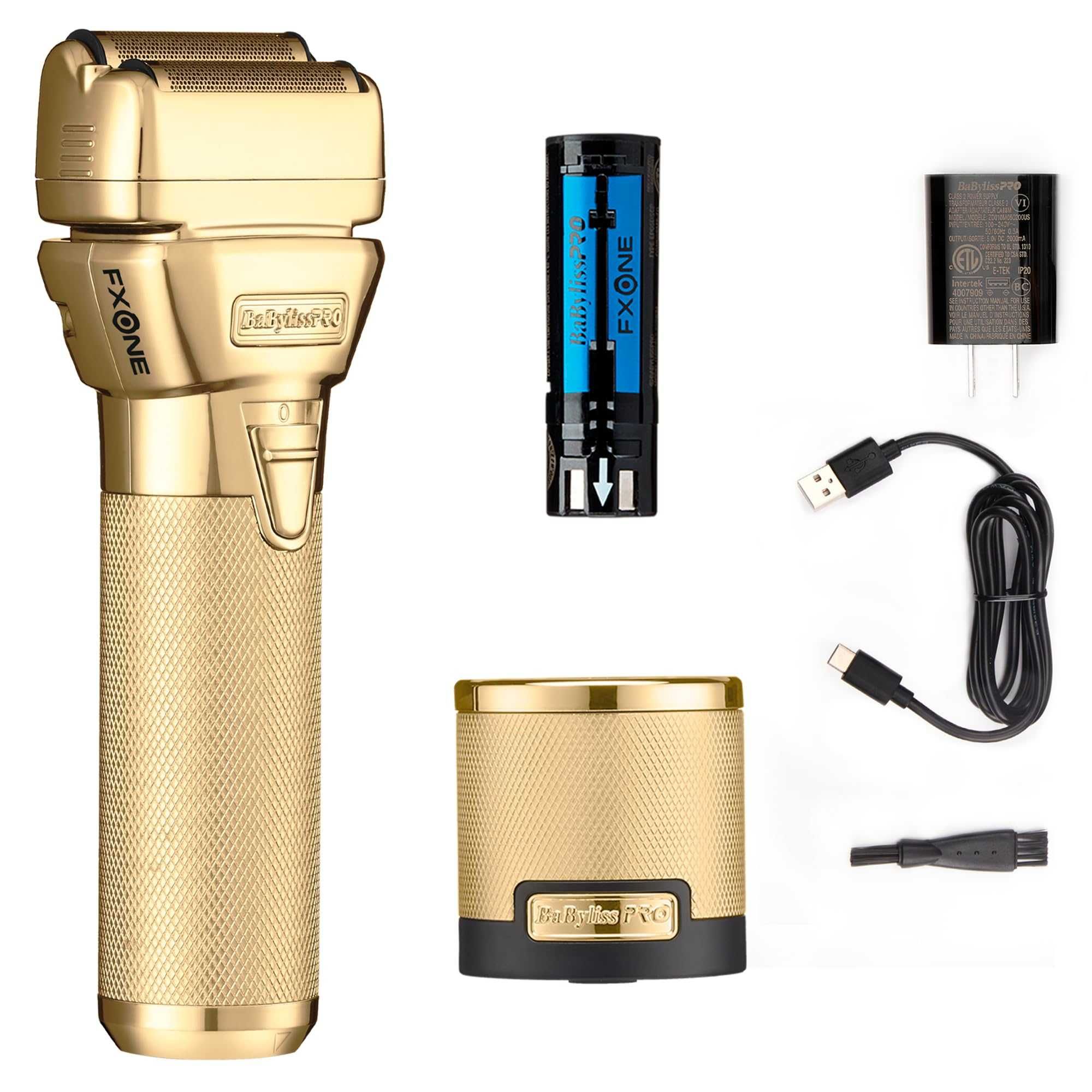 BabylissPro FXONE All Metal Double Foil – Златен Шейвър