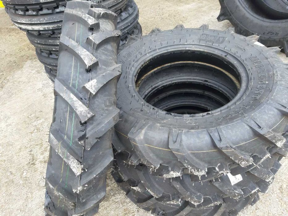 Anvelope noi agricole de tractor fata tractiune 4x4 cu 8PR 7.50-16