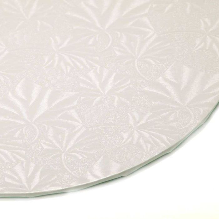 5 Броя Подложки за Торта, Височина 6 мм, Сребриста, 3 Размера