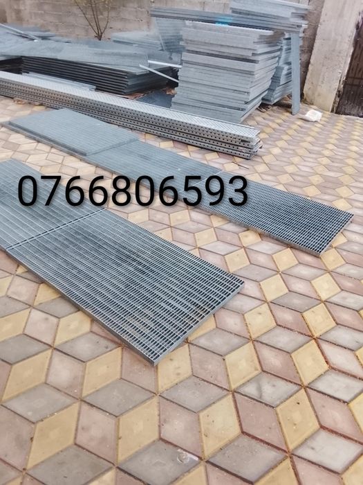 Grătare zincată orice model și pentru spălătorii auto și trepte pentru