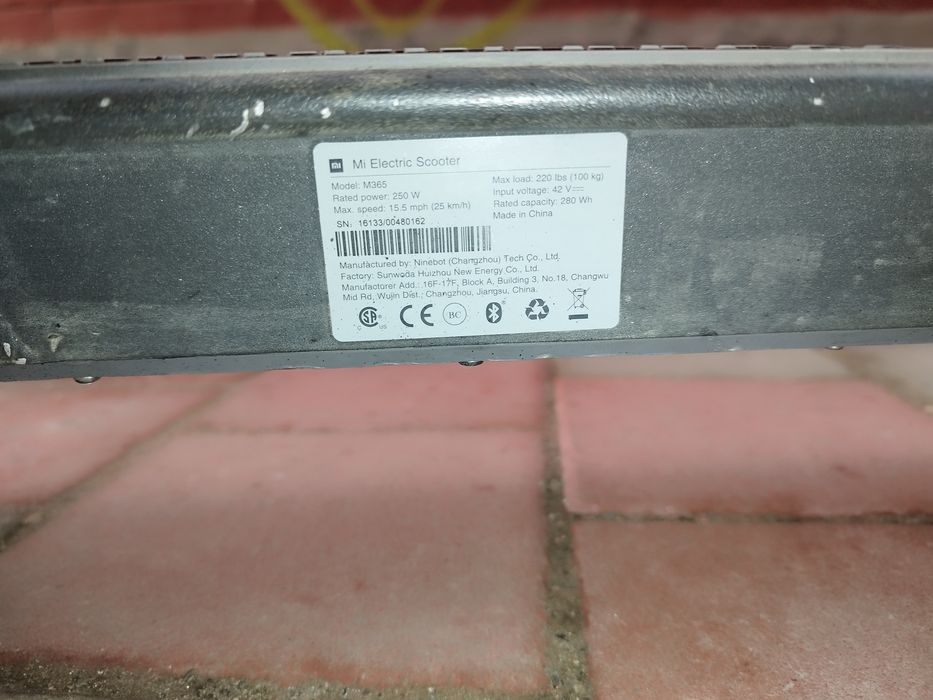 Trotineta Xiaomi M365 viteza max 30km/h