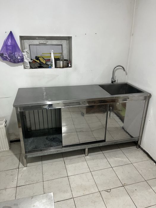 Мойка нержавейка 2шт для кафе ресторанов