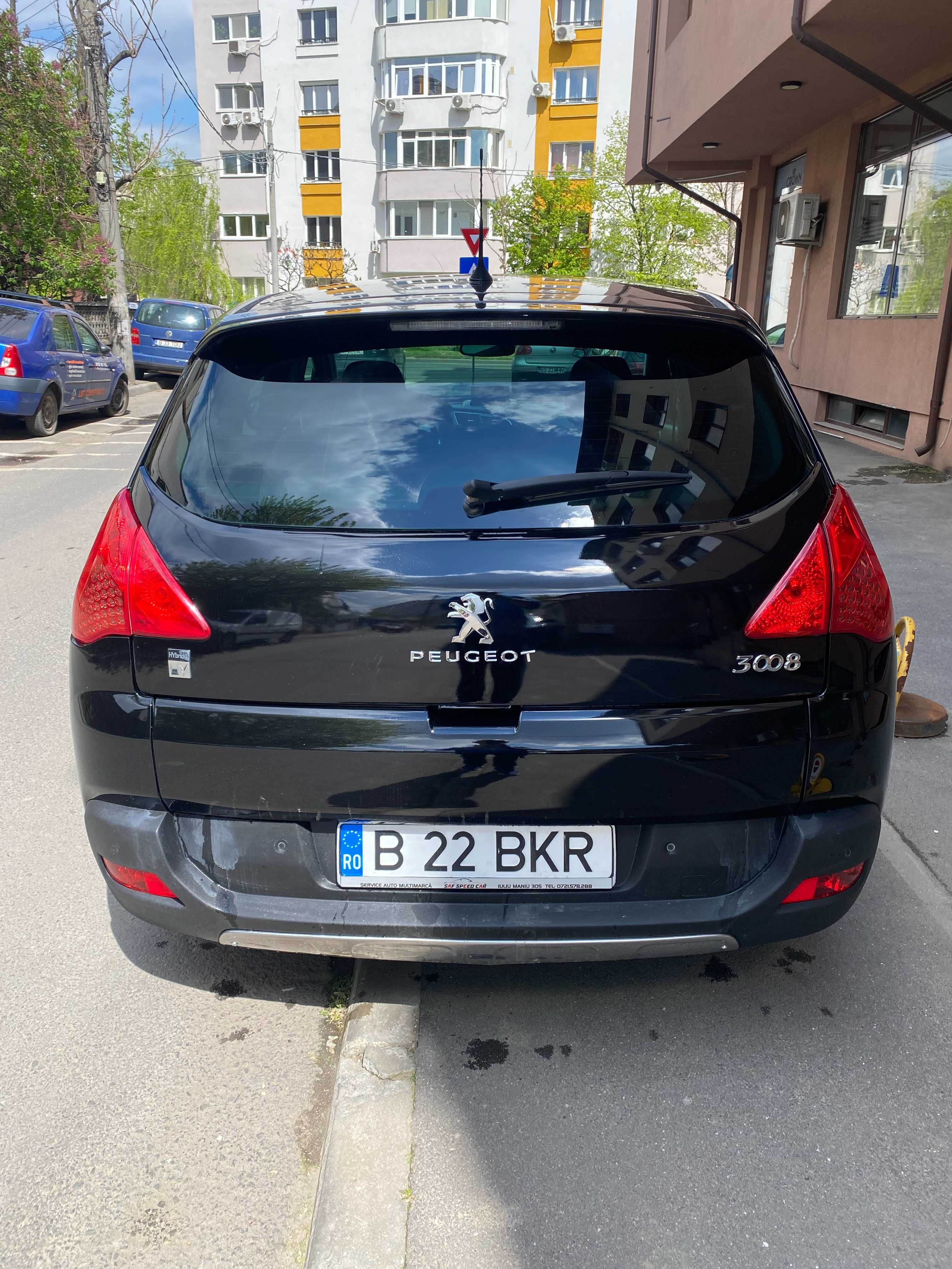 Primul propietar Peugeot 3008 an 2013, 2.0 Diesel-Hybrid, 200 CP, 4x4