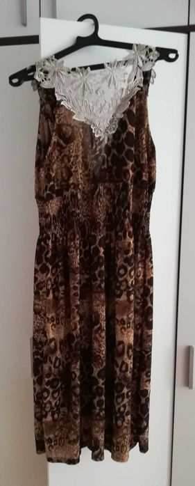 Дамска  рокля леопардова шарка