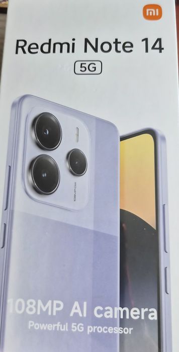 ЗАПЕЧАТАН Xiaomi Redmi Note 14 5G Vivacom Гаранция 2027 Green | Зелен