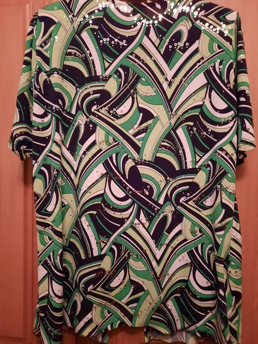 Bluza cu paiete mici și aspect dublu mărimea M