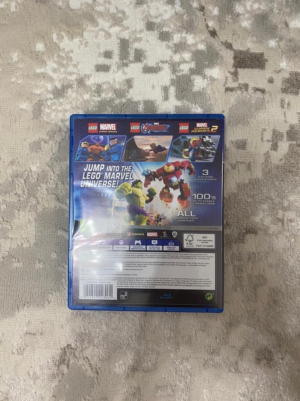 Диск на PlayStation 4, Lego Marvel 7+