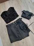 Fusta pantalon asimetrica