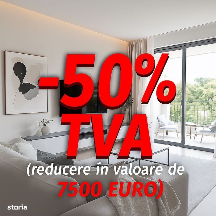 TVA redus 50%  Apartament 2 camere parter Ofertă Limitată!!!