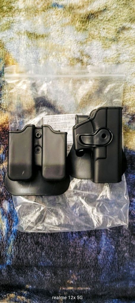 К-т Кобур и калъф за два пълнителя за Glock