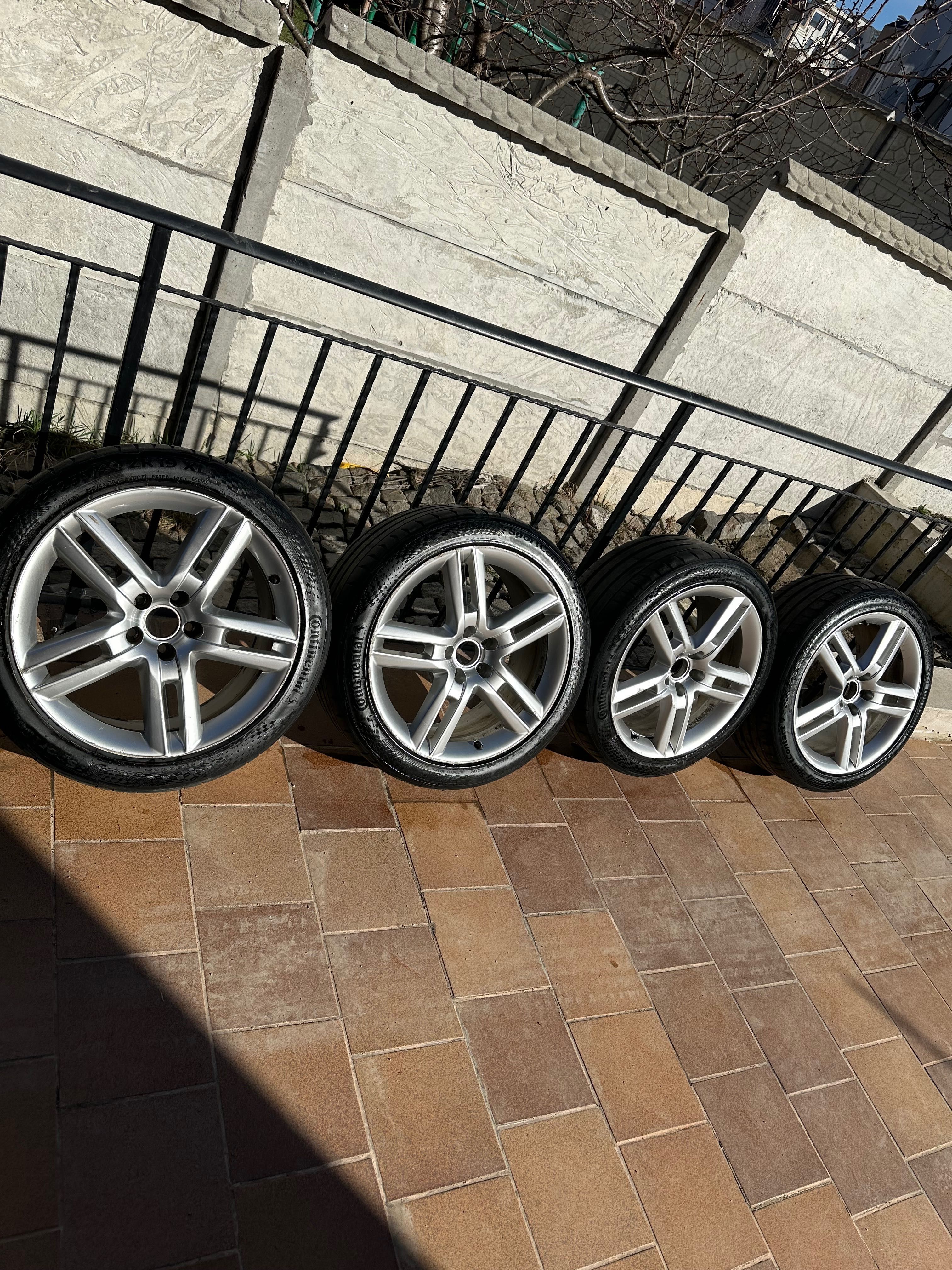 19ки Оригинални Ауди-VW(VAG група) джанти с гуми Continental 255/40/19