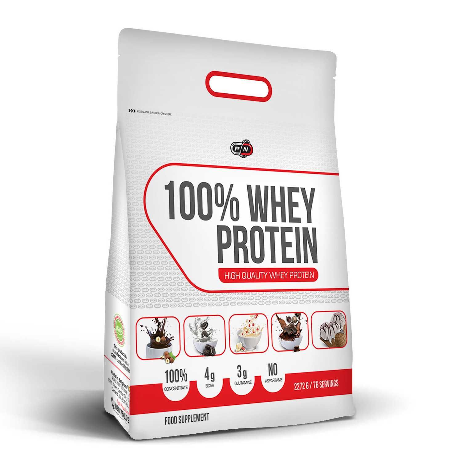 Протеин 100% whey / Pure Whey 2,3.кг / PURE NUTRITION / НАЙ-ДОБРИ ЦЕНИ