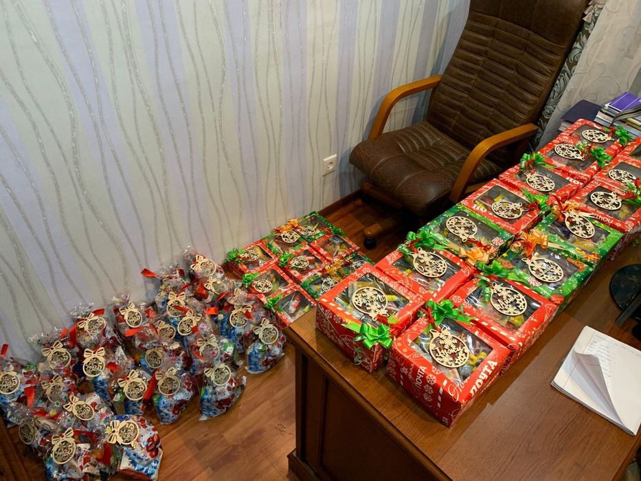 Новогодние сладкие боксы для малышей