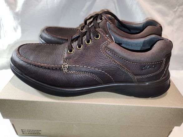 Удобни мъжки обувки от естествена кожа CLARKS №41 1/2