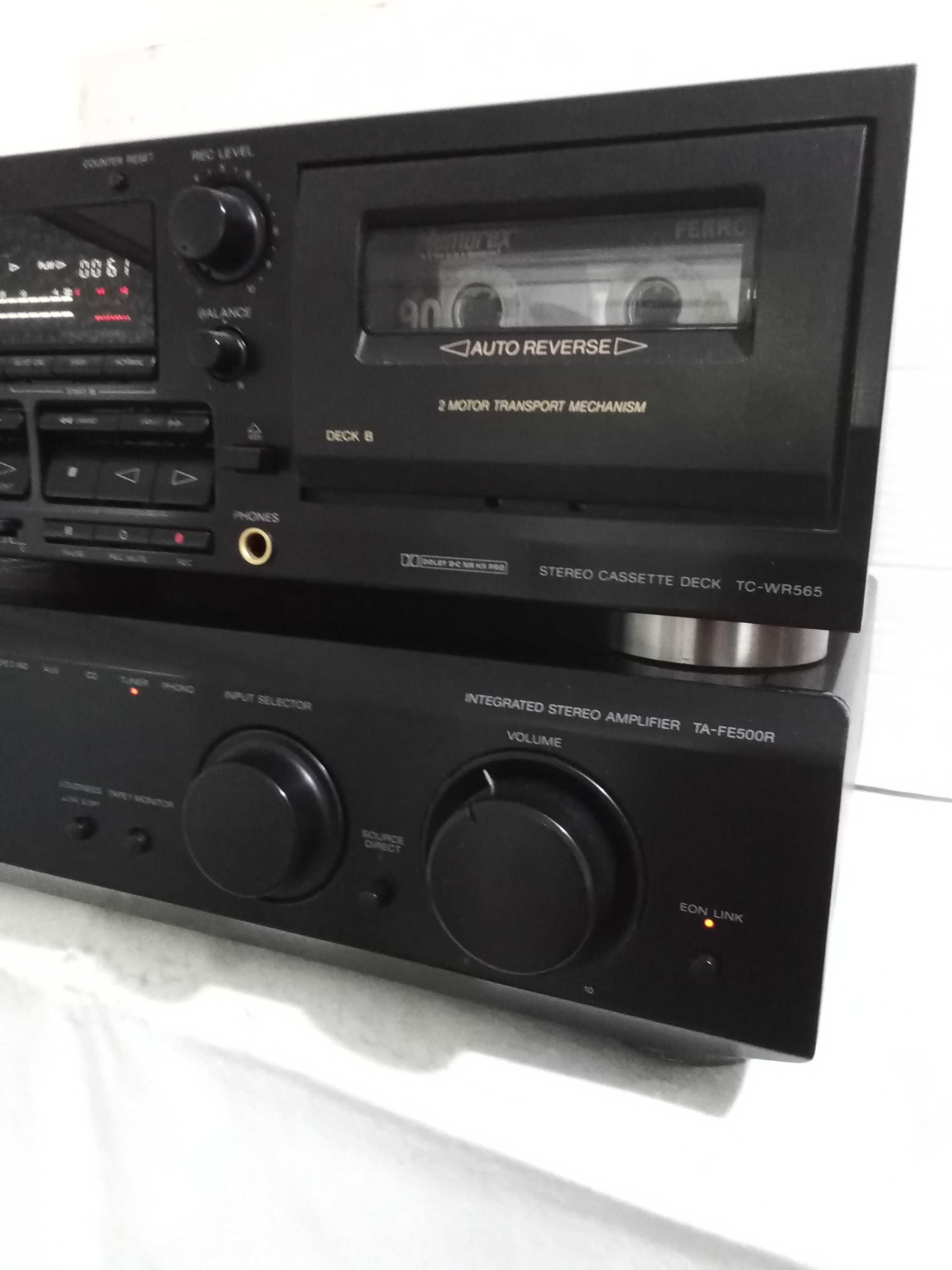 Sony TC WR 565 deck, Sony TA FE 500R amplificator