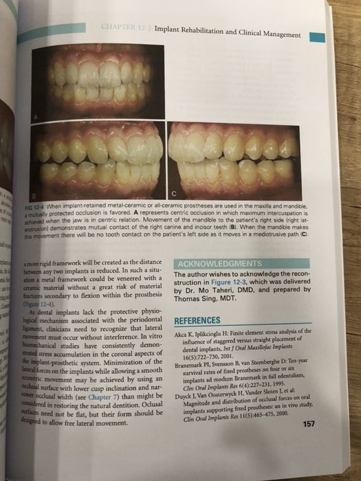 Functional Occlusion in Restorative Dentistry and Prosthodontics