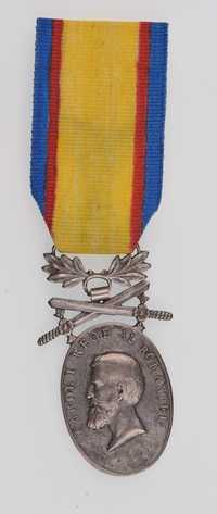 Medalia Barbatie si Credinta clasa a 2a cu spade, panglica inlocuitor