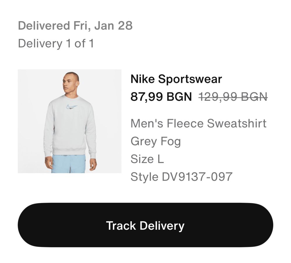 Горнище NIKE Fleece