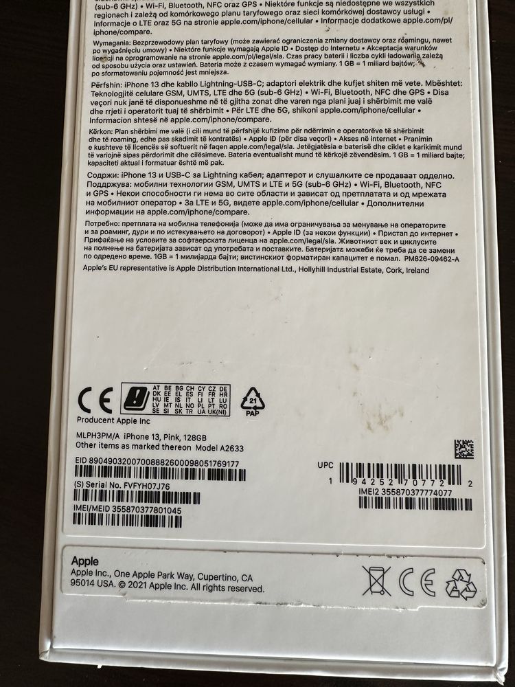 iphone 13 pink 128 GB