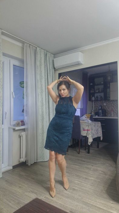 Платье вечернее кружевное