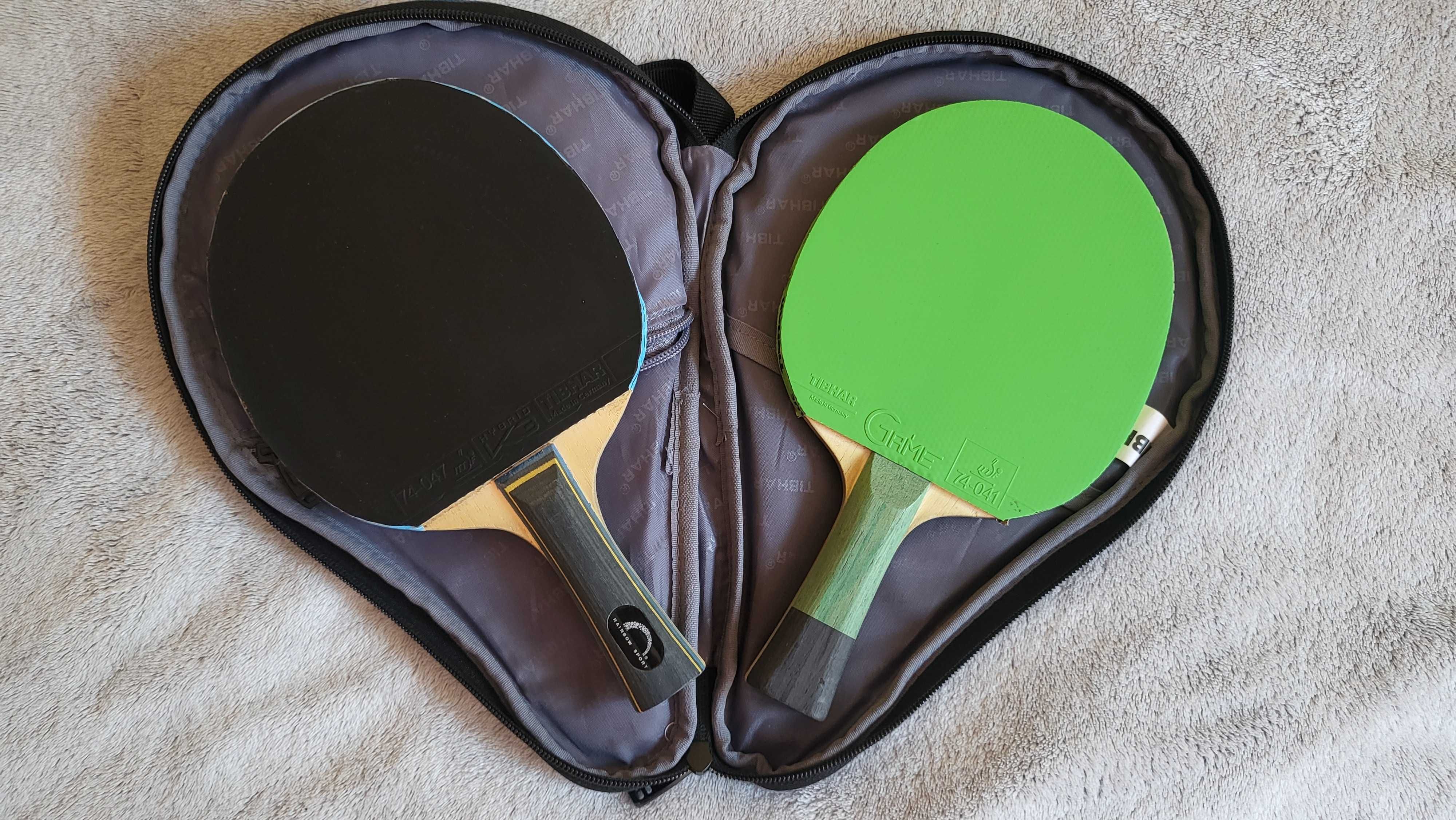 Хилка за тенис на маса Tibhar Pro Green +оригинален калъф Tibhar