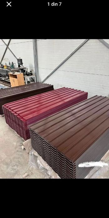 Vând tabla cutata colorat grosime 02 03 04 transport gratuit 0737,9689