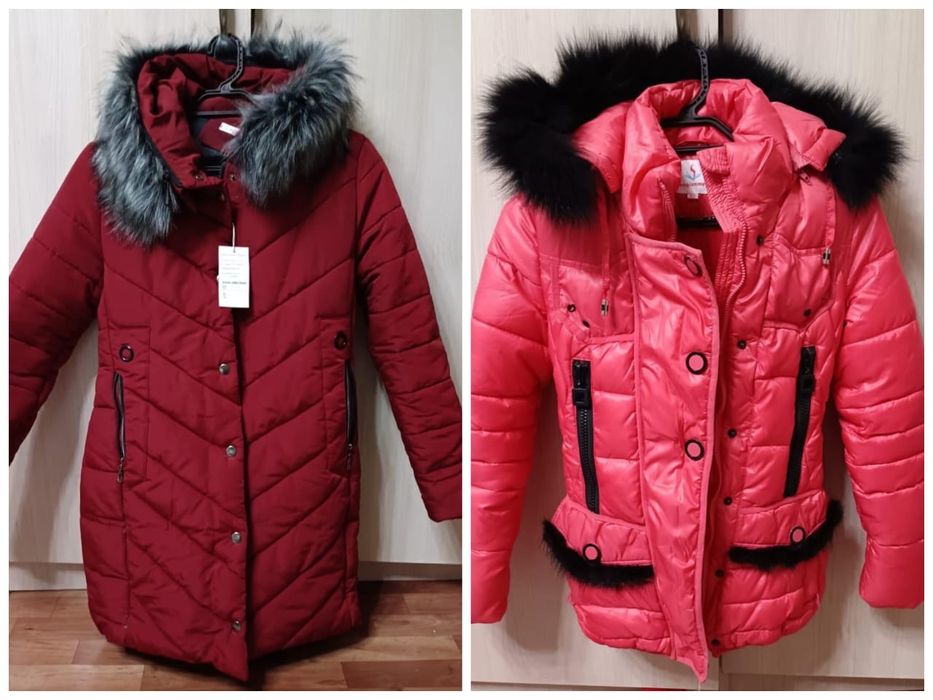 Куртка зимняя на девочек новая