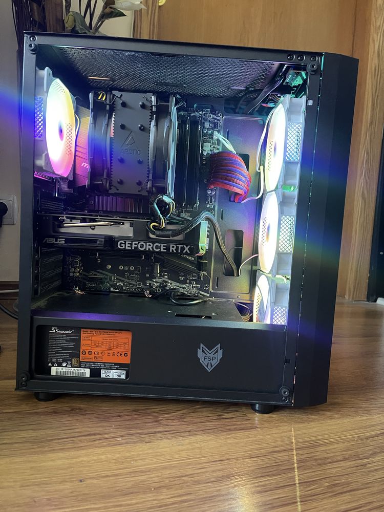 Геймърски компютър/ Ryzen 5600X/32GB/RTX 4060 8GB/2TB SSD