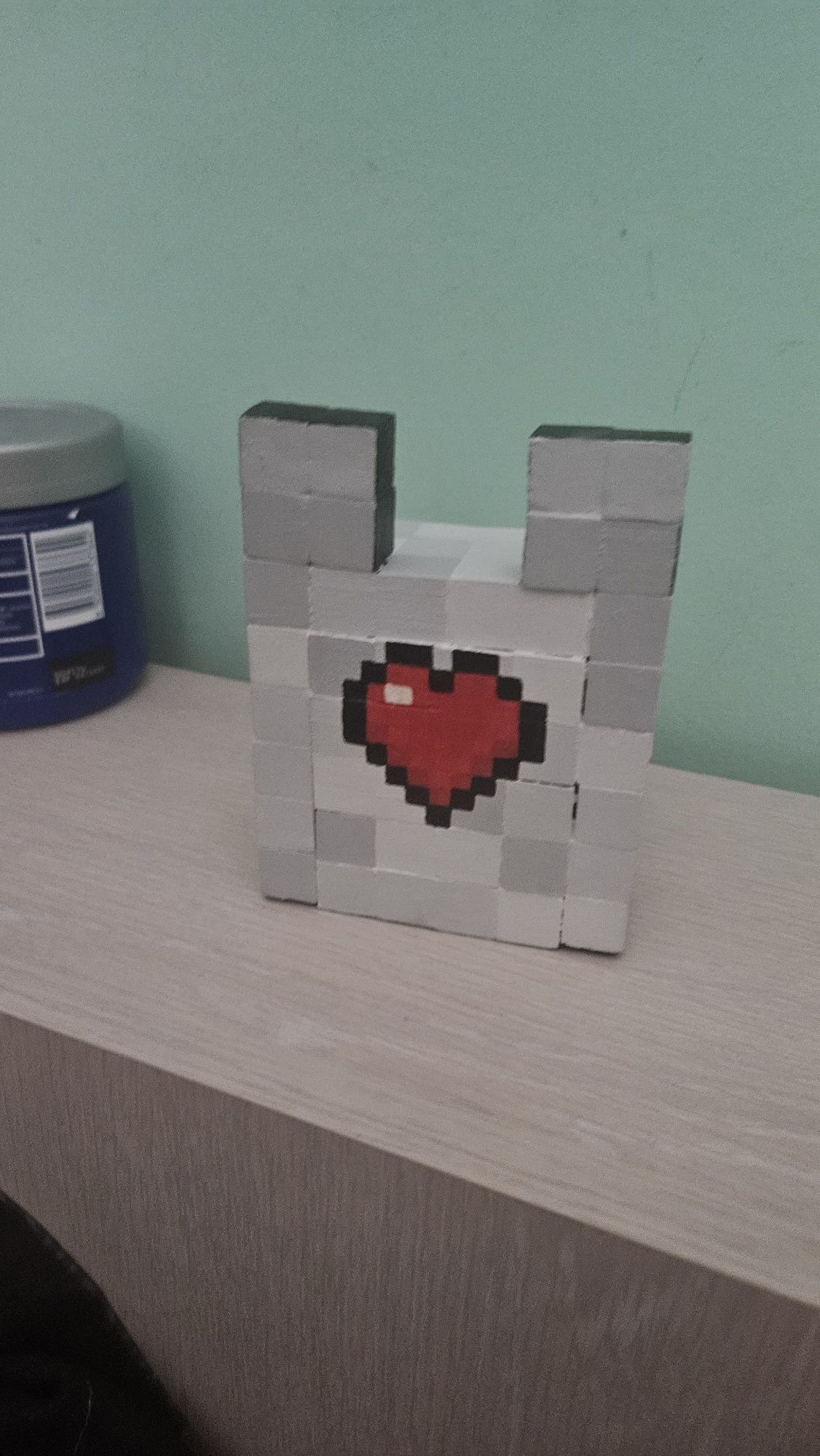 Cap Catel Minecraft din Lemn