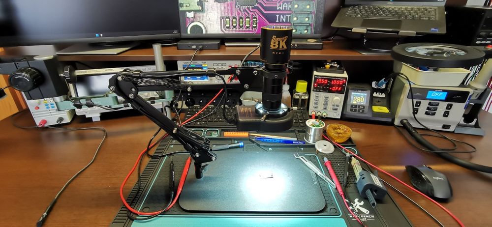 Microscop profesional cu camera Mechanic MOS-8K HDMI/USB-C