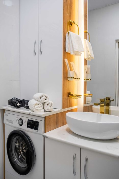 Современная студия с панорамой на Tashkent City