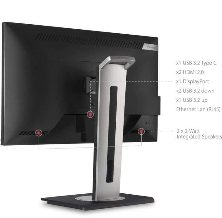 ViewSonic VG2756-4K – 27 инча, 4K UHD (3840x2160) в емаг 1000 лева