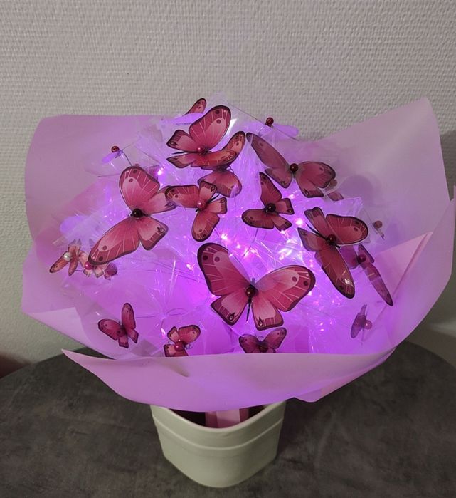 Трендовый букет из бабочек. Kapalakli buket.