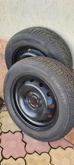 Cauciucuri + jante Logan 185/65/15 4 bucati