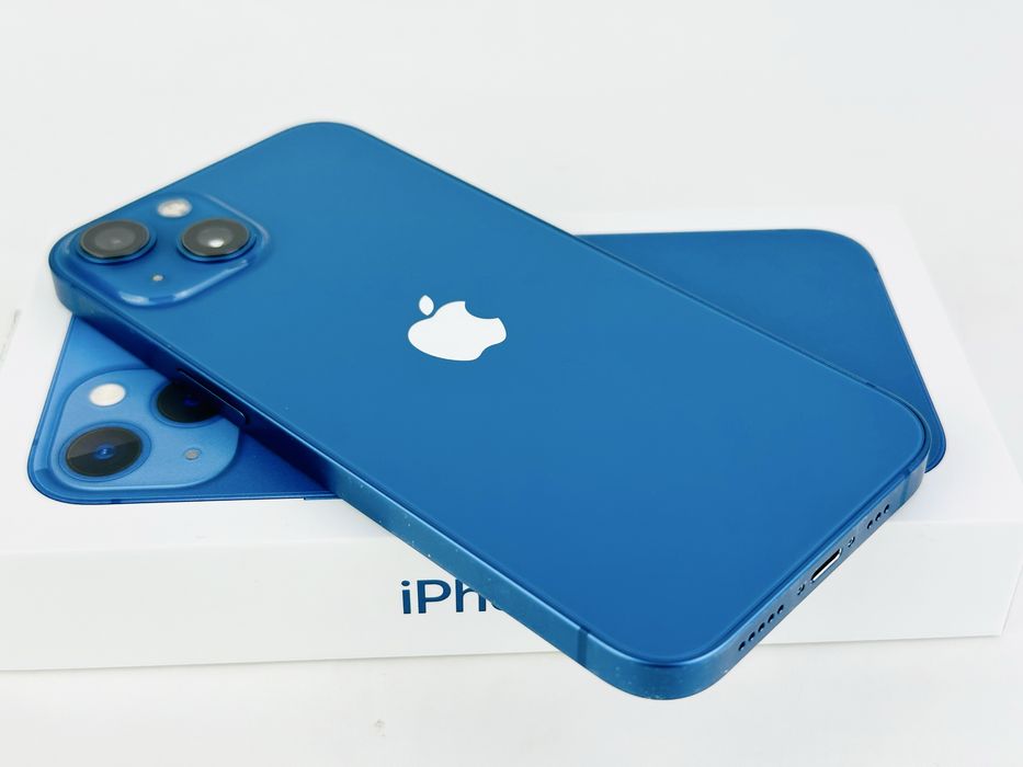 Apple iPhone 13 128GB Blue Отличен! Гаранция!