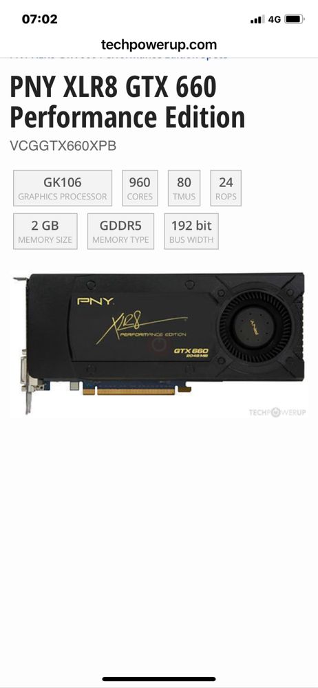 GTX 660 2 Gb DDR5