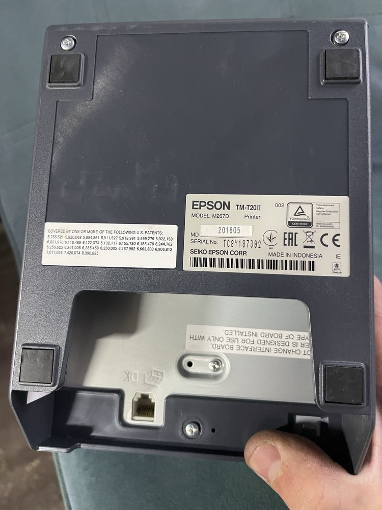 Imprimantă de chitanțe Epson TM-T20III, cutter, LAN, negru