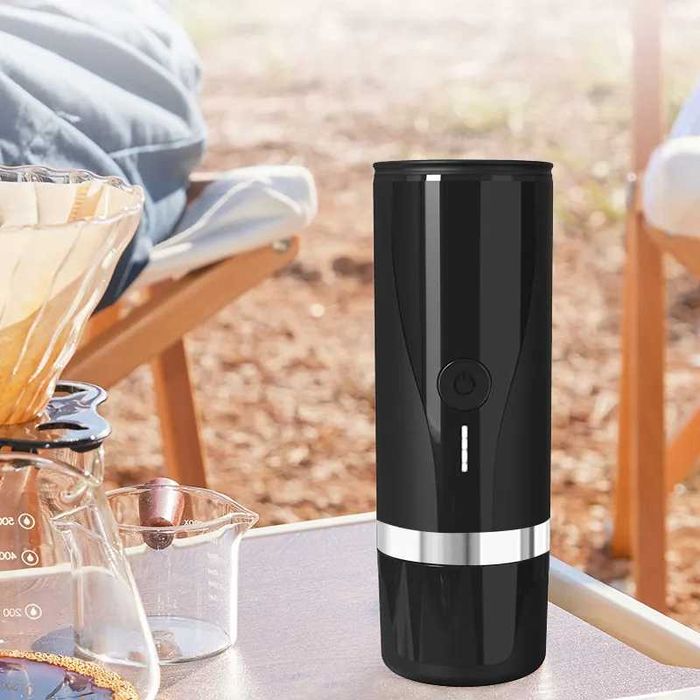 Espressor portabil, cu incalzire 96 grade, Nespresso si cafea macinata