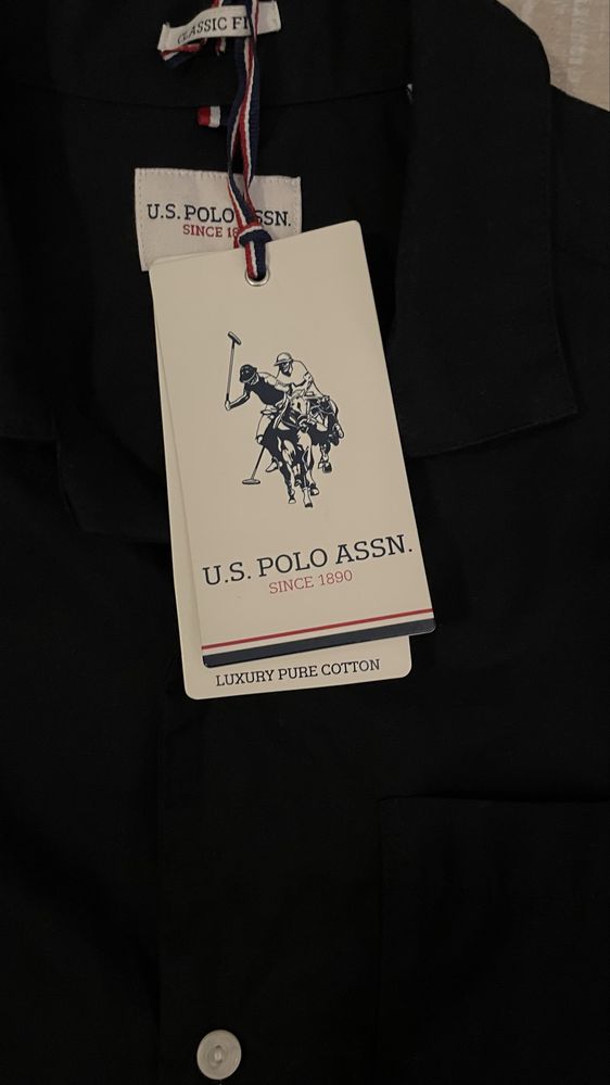 Риза с къс ръкав U.S. Polo