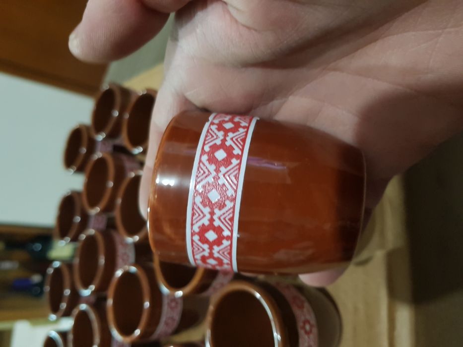 Порцеланов сервиз за алкохол / ракия - 19 бр.
