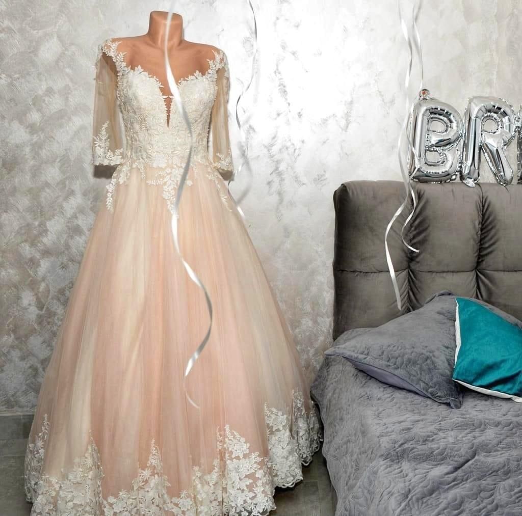 Rochie tip printesa ivory