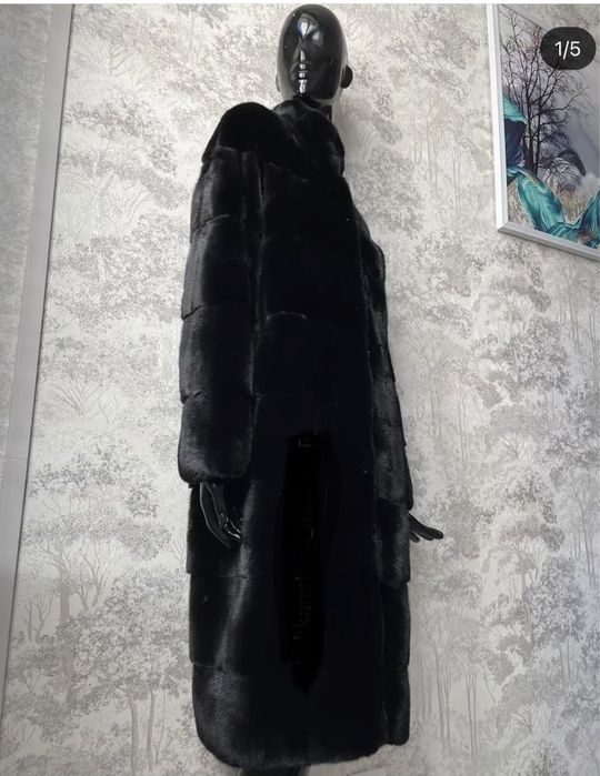 Натуральная Норковая шуба греция