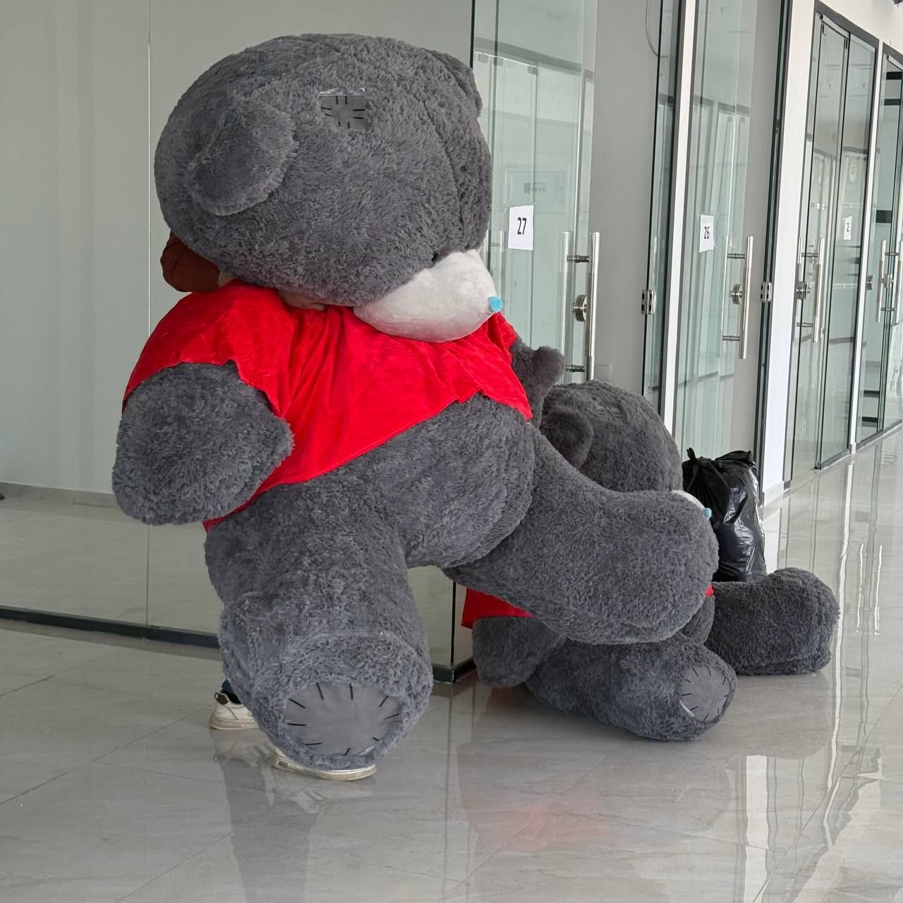 : Royal Love Bear 2.2 метр сюрприз на 8 Марта! Teddy ayiq 2.2metr