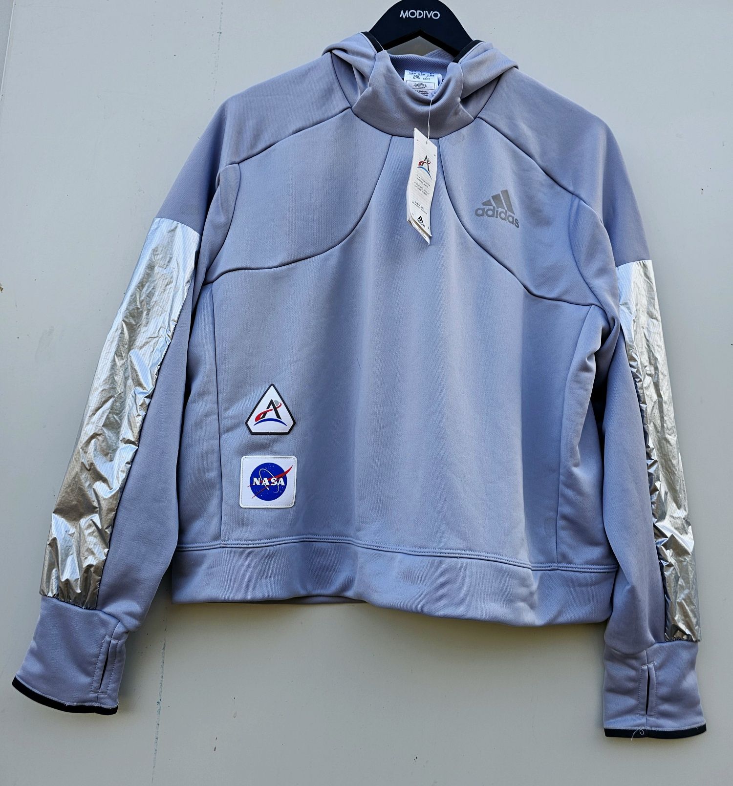 Adidas Space Race  оригинално дамско hoodie Л