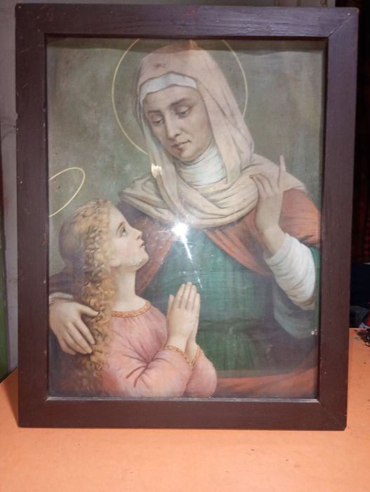 Lot de 4 tablouri religioase