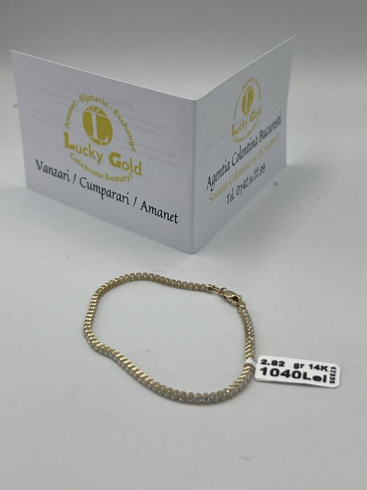 Bratara Aur 14k tennis 2.82gr 18cm #46638